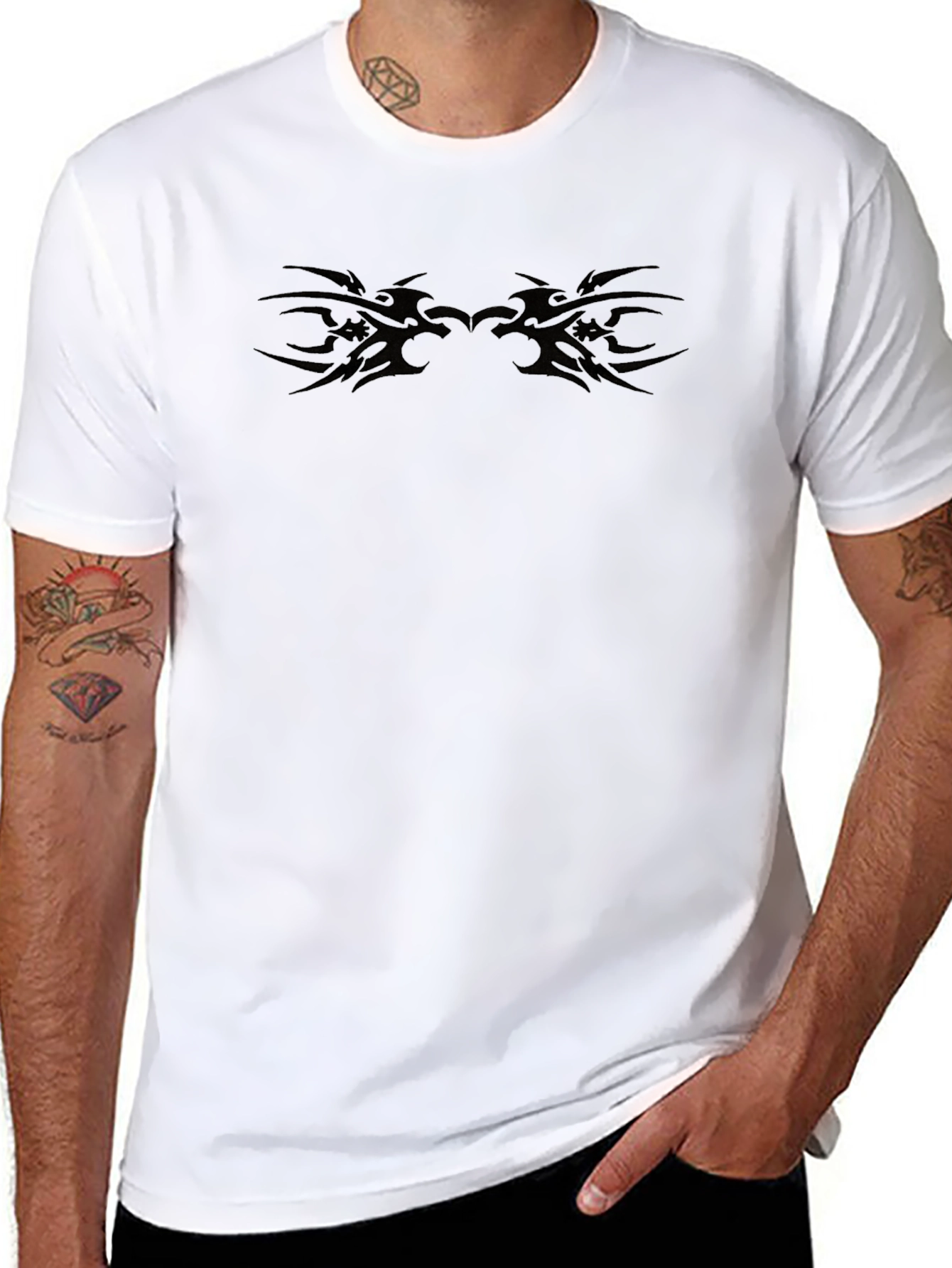 Tribal Eye Graphic Black T-Shirt