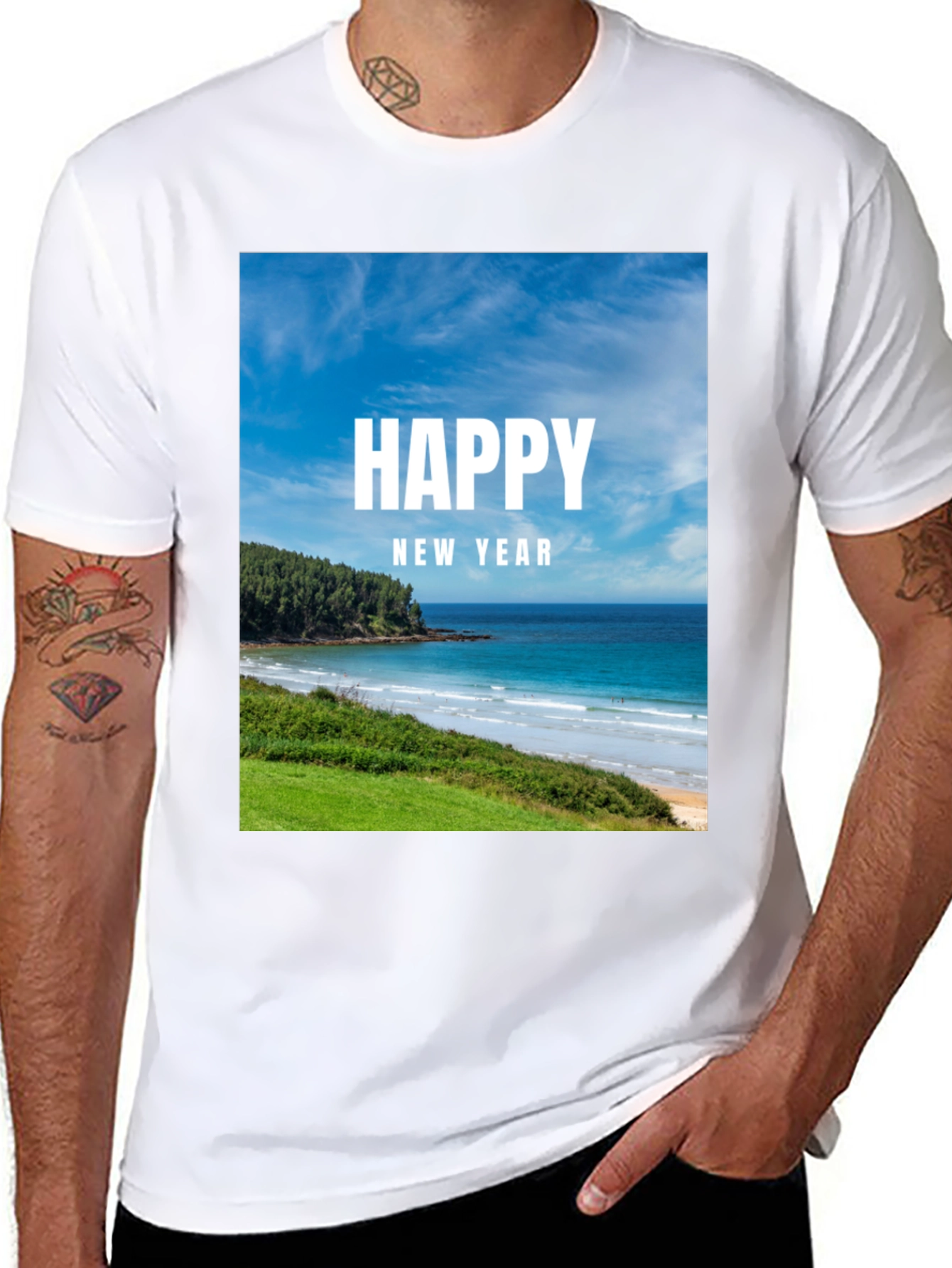 Happy New Year Beach T-Shirt