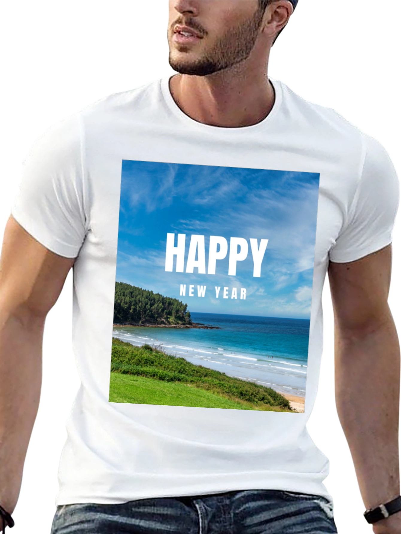 Happy New Year Beach T-Shirt