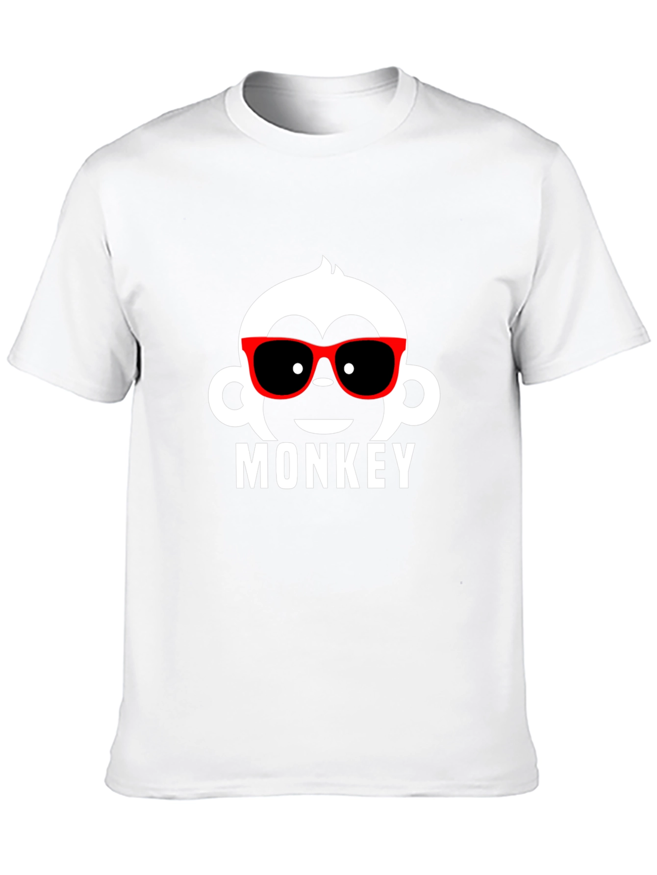 Cool Monkey Graphic Tee - Trendy Black T-Shirt
