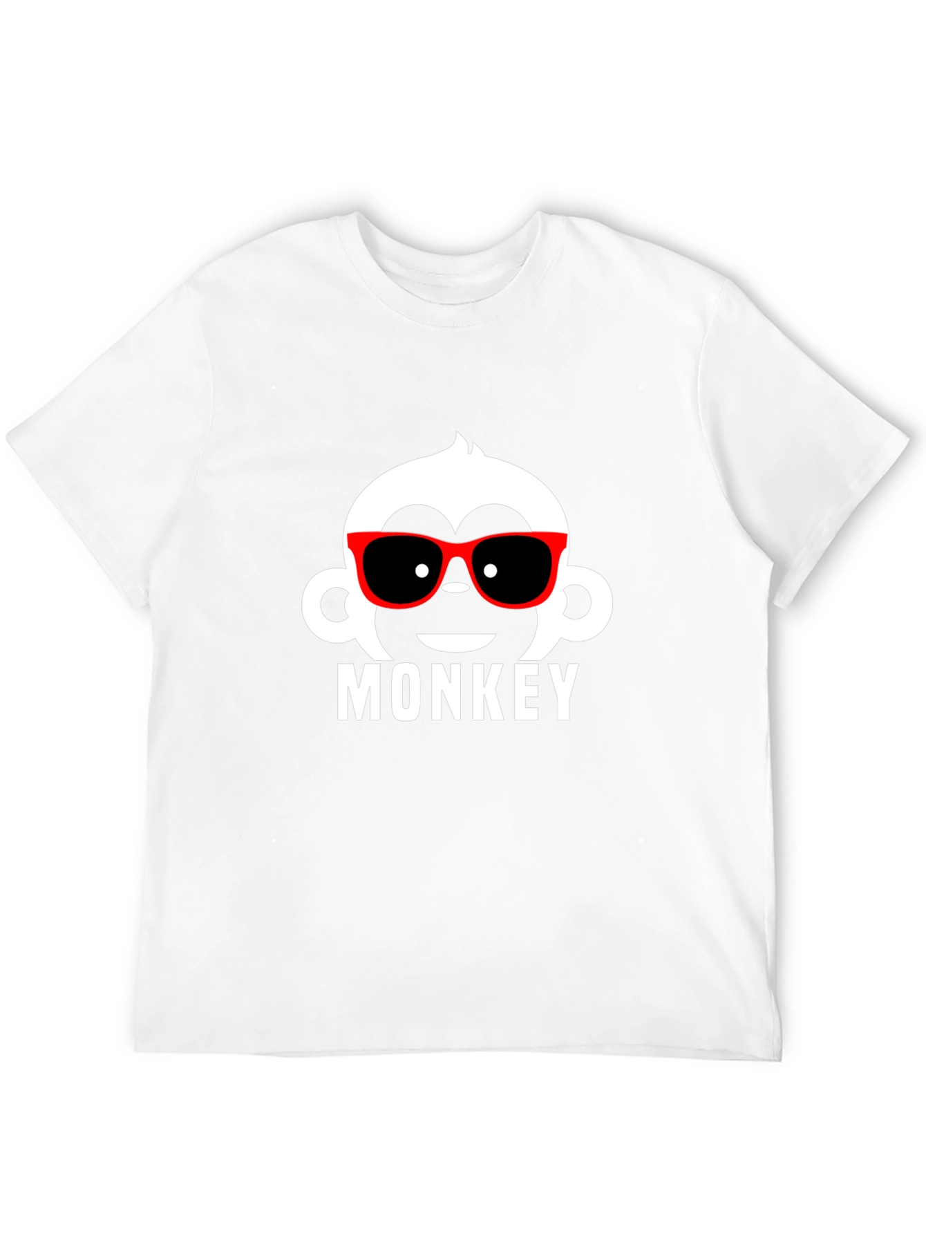 Cool Monkey Graphic Tee - Trendy Black T-Shirt