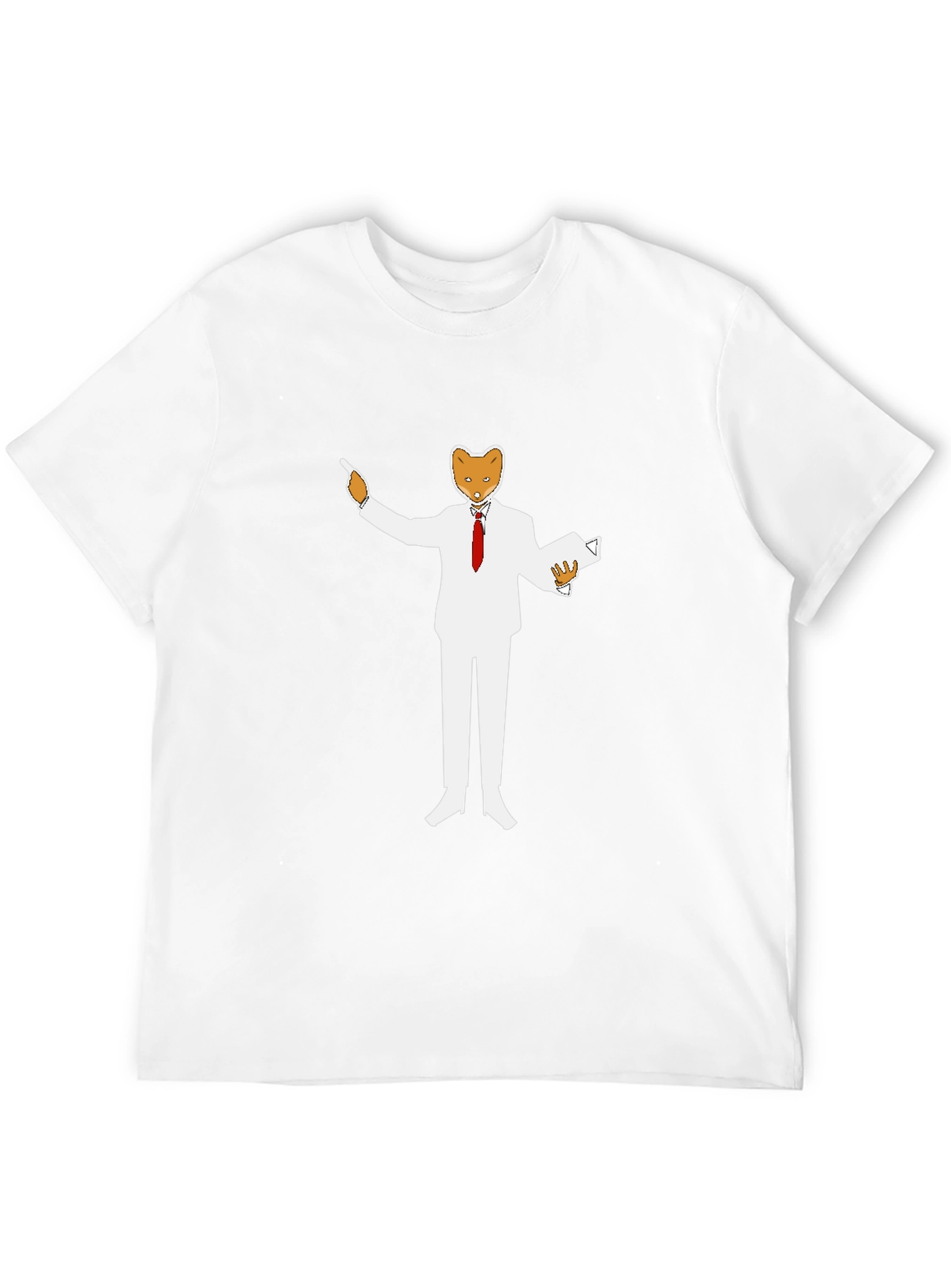 Black T-Shirt with Fox Business Design