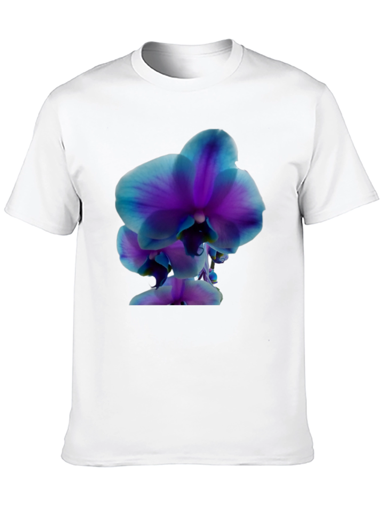 Orchid Graphic Tee - Stylish Black T-Shirt