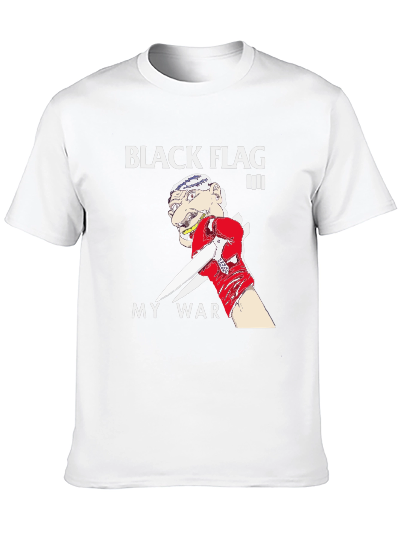 Black Flag My War Graphic T-Shirt Punk Rock