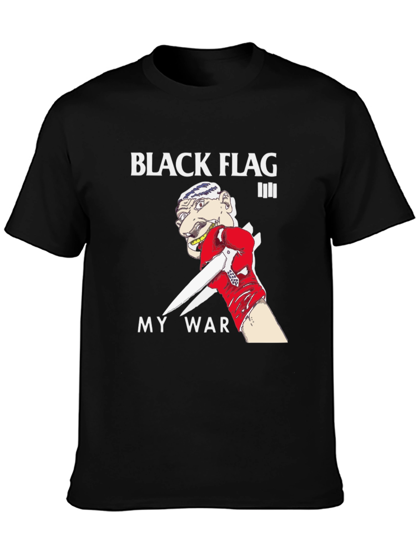 Black Flag My War Graphic T-Shirt Punk Rock