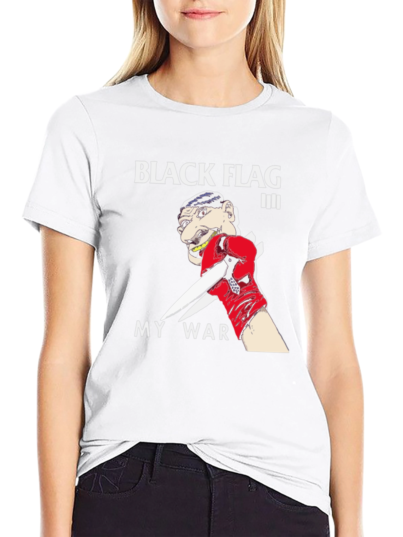 Black Flag My War Graphic T-Shirt Punk Rock
