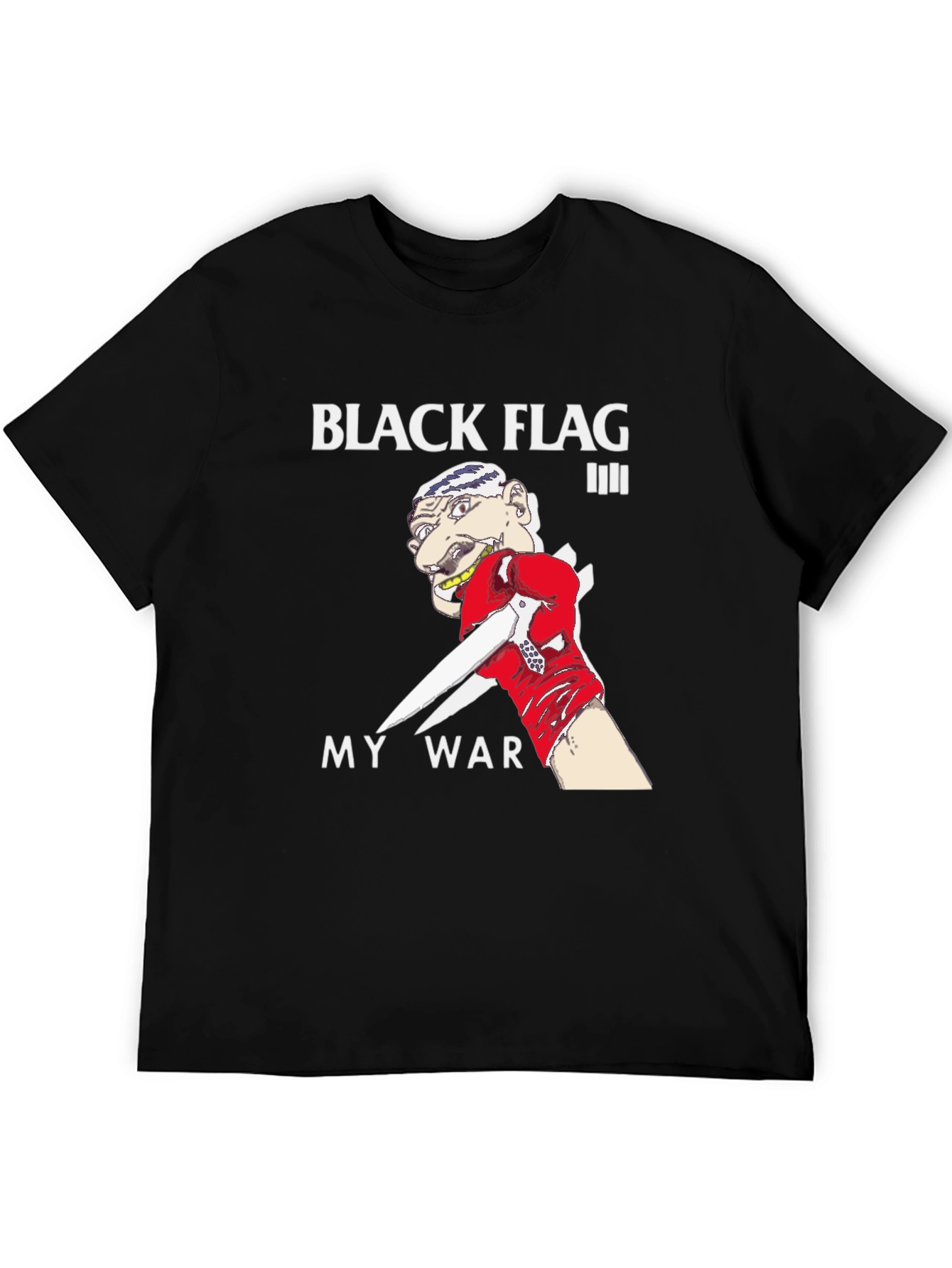 Black Flag My War Graphic T-Shirt Punk Rock