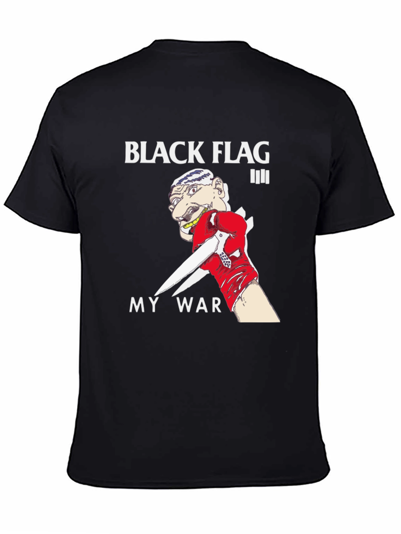 Black Flag My War Graphic T-Shirt Punk Rock