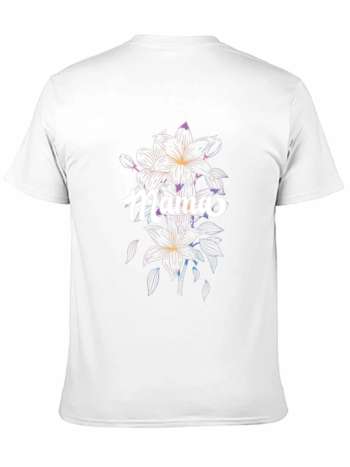 Mama Est. 2021 Floral T-Shirt