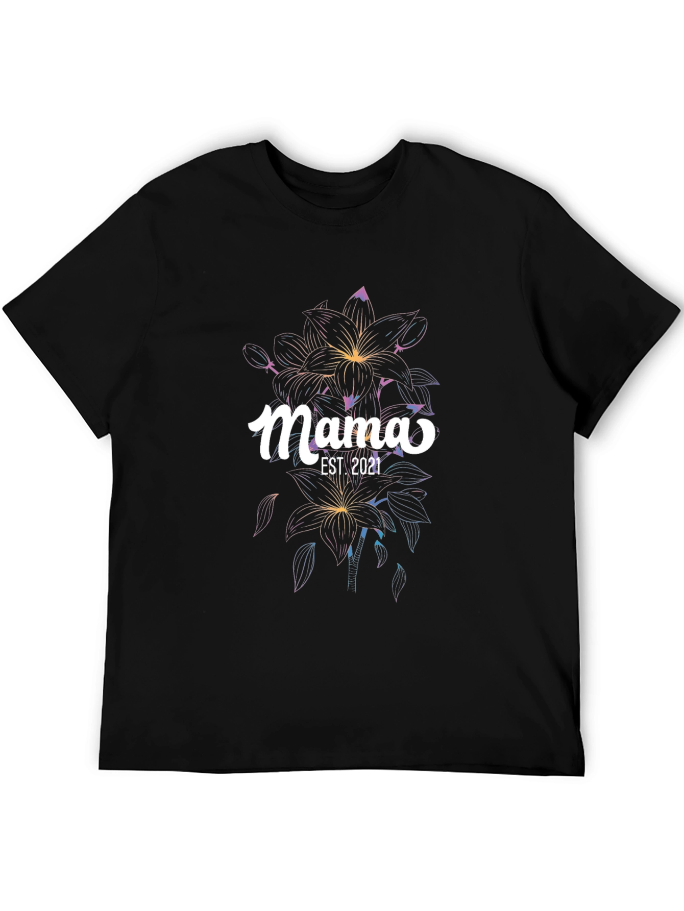 Mama Est. 2021 Floral T-Shirt
