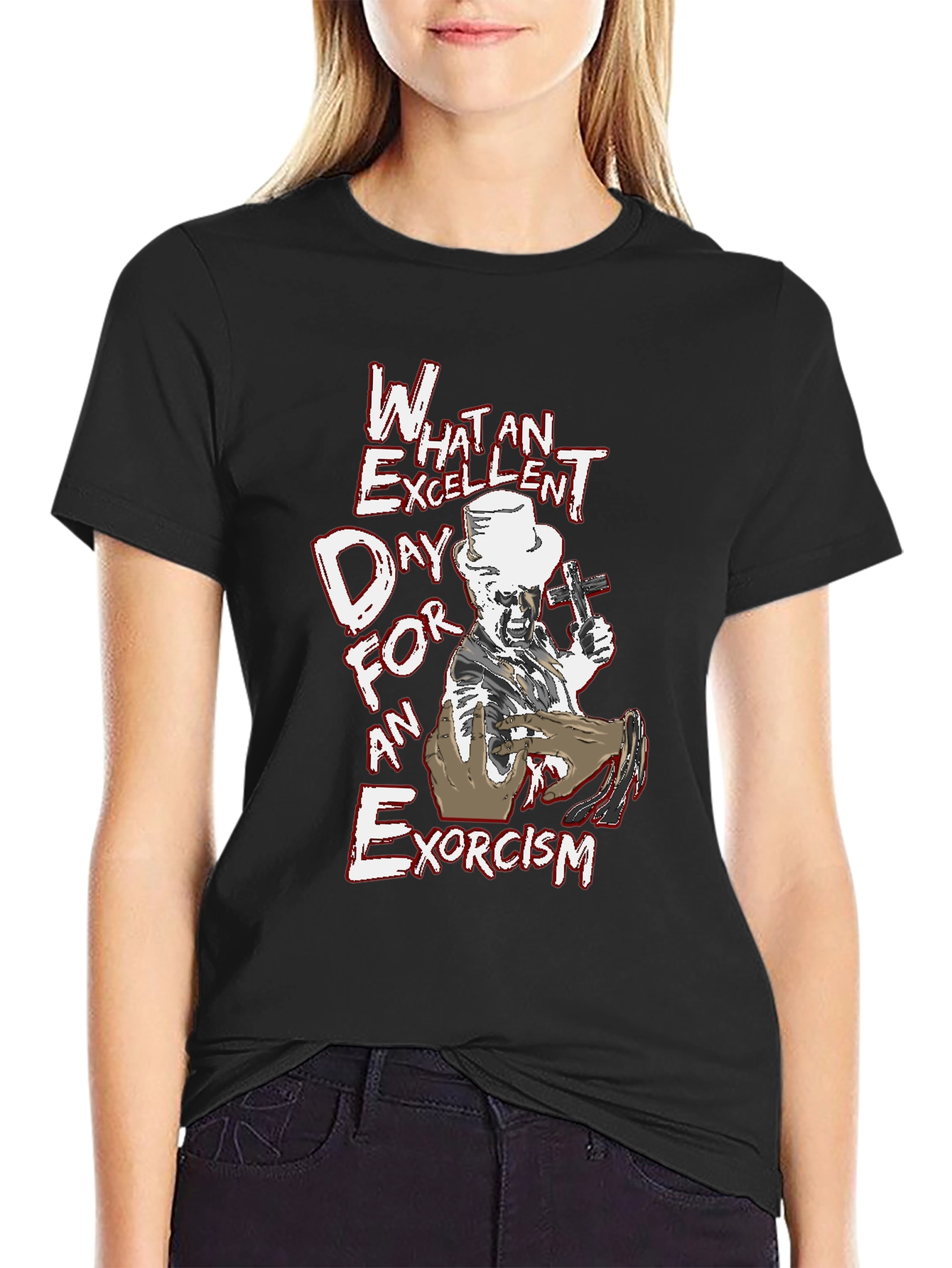 Excellent Exorcism T-Shirt - Bold Graphic Tee