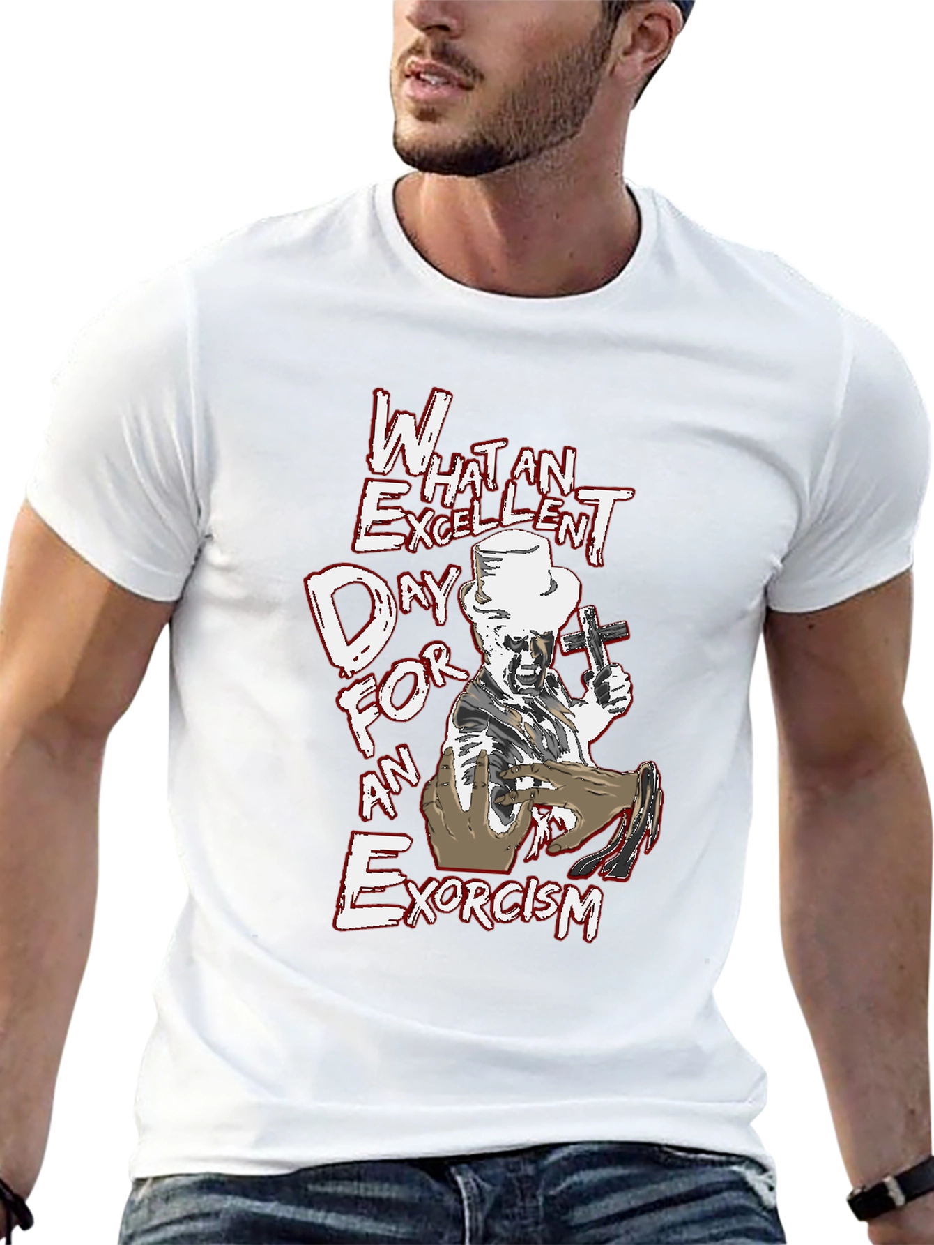 Excellent Exorcism T-Shirt - Bold Graphic Tee