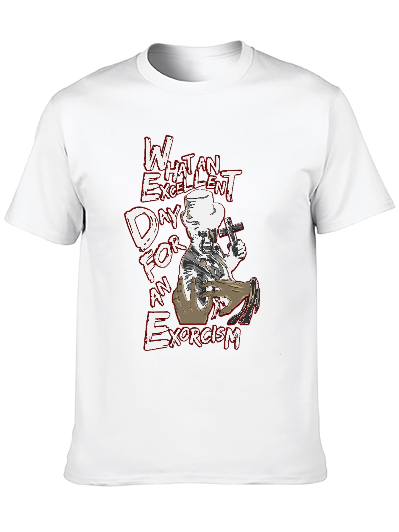 Excellent Exorcism T-Shirt - Bold Graphic Tee