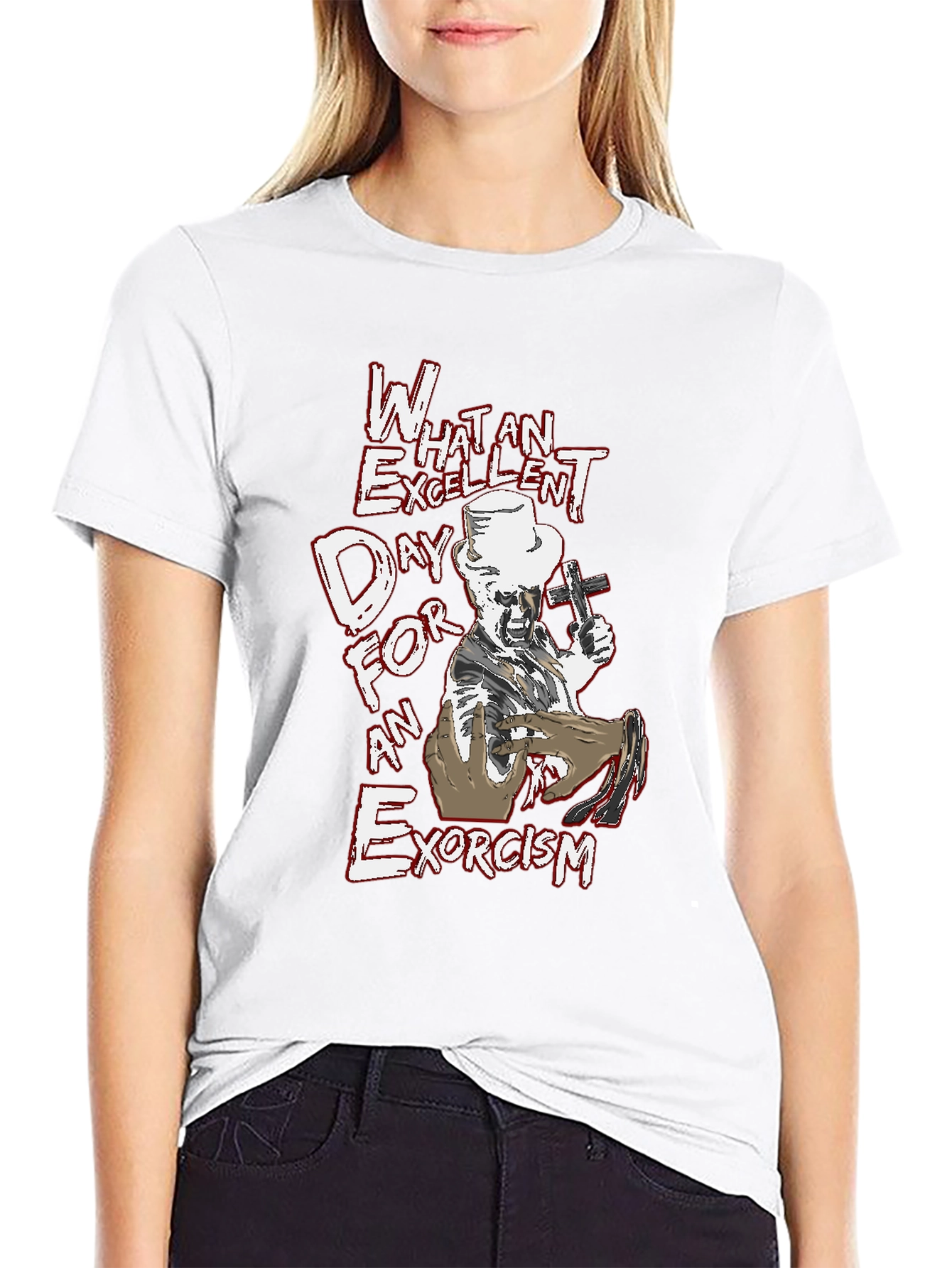 Excellent Exorcism T-Shirt - Bold Graphic Tee