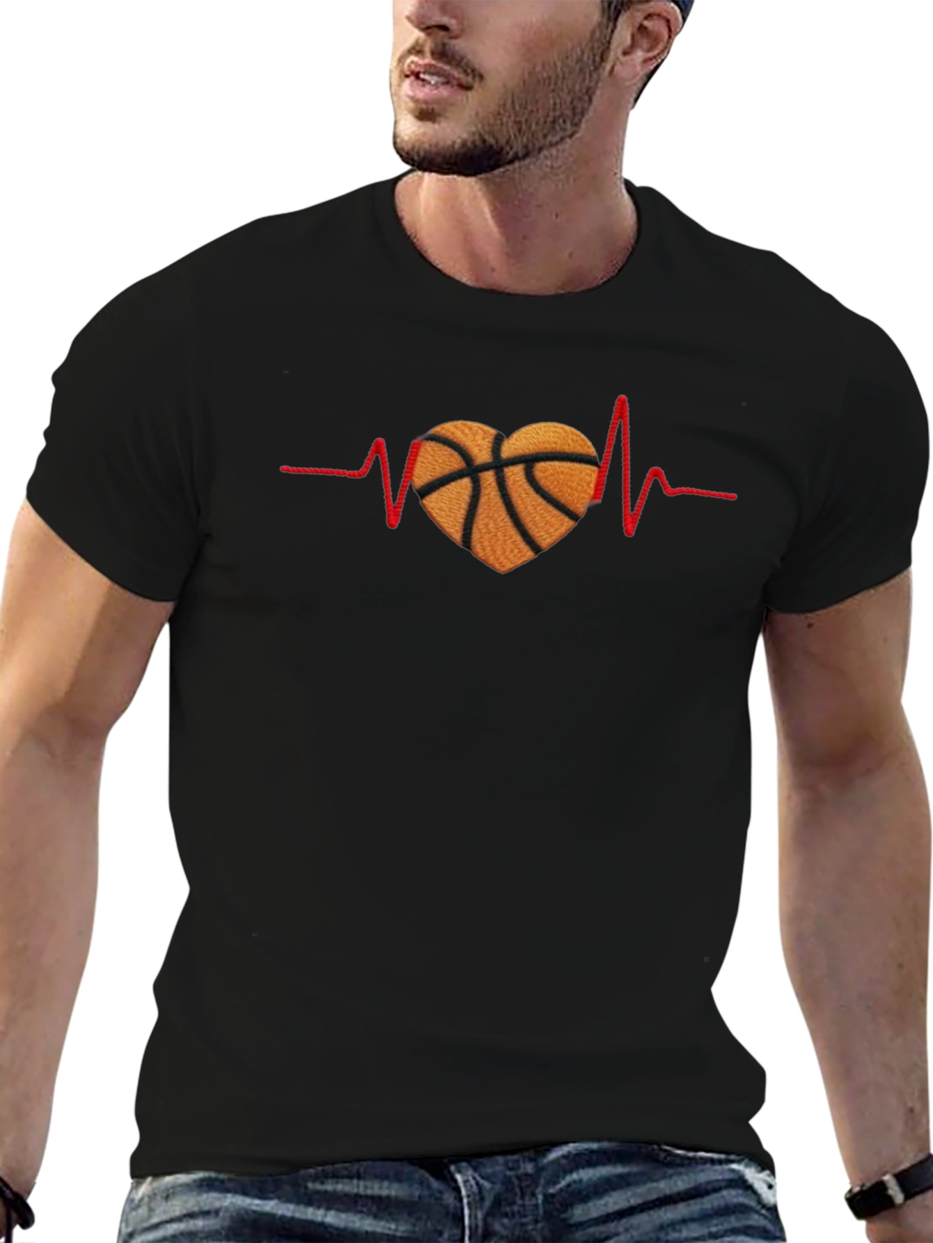 Basketball Heartbeat T-Shirt