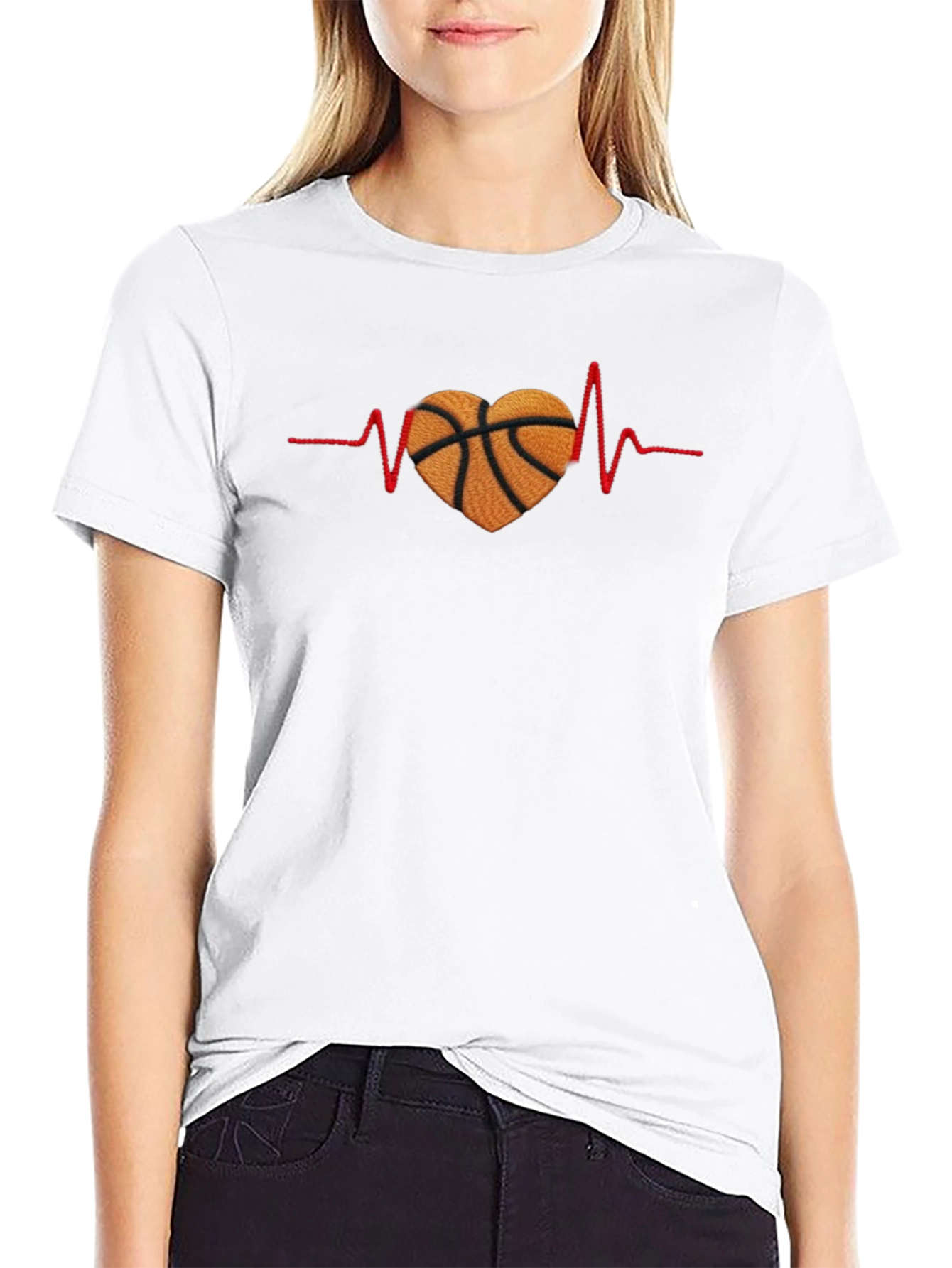 Basketball Heartbeat T-Shirt