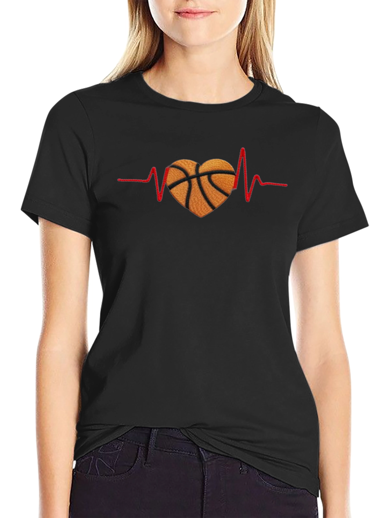 Basketball Heartbeat T-Shirt