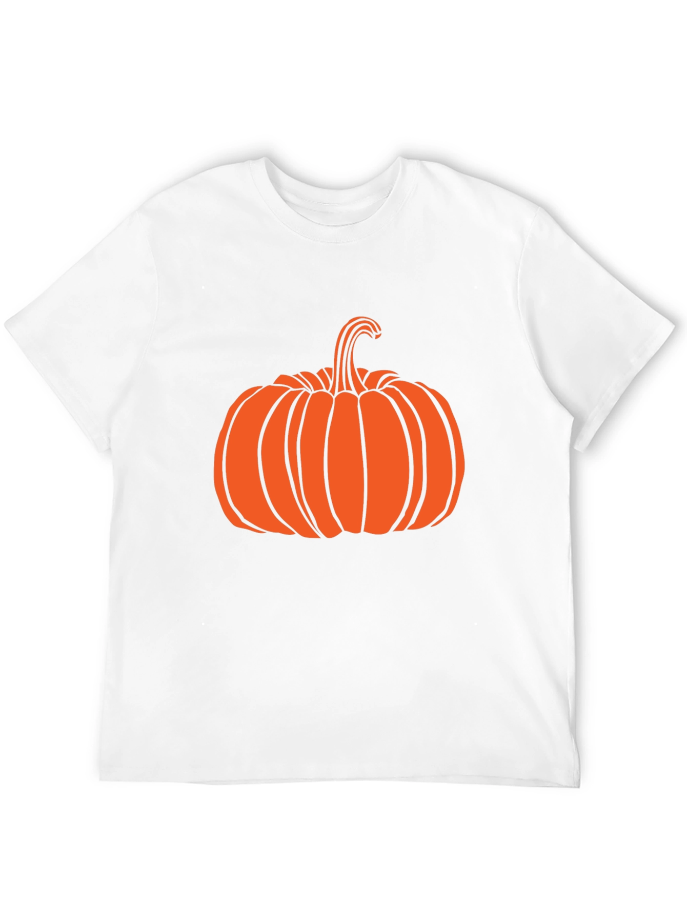 Halloween Pumpkin Graphic Tee - Black