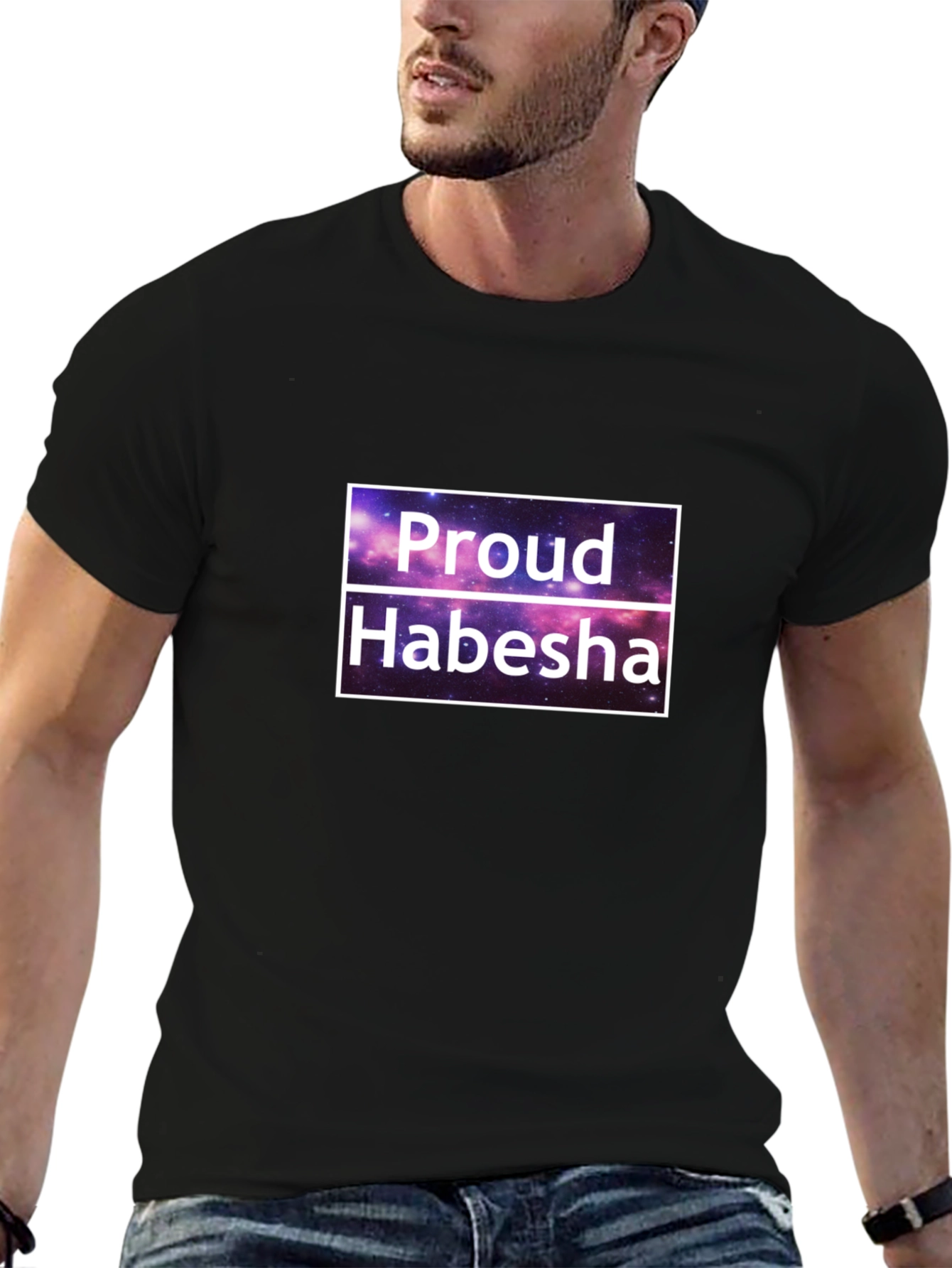 Proud Habesha T-Shirt - Galaxy Design