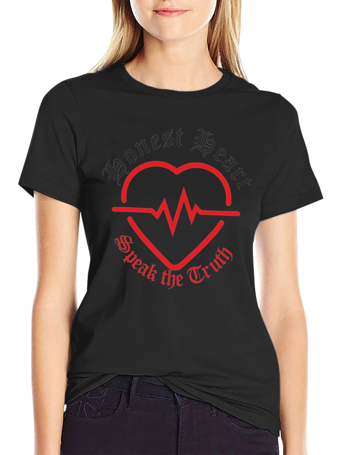 Honest Heart Speak the Truth Graphic T-Shirt
