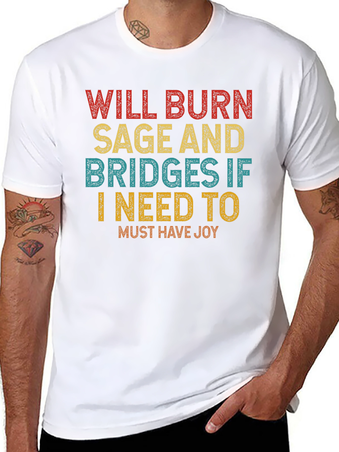Burn Sage Bridges Joy T-Shirt