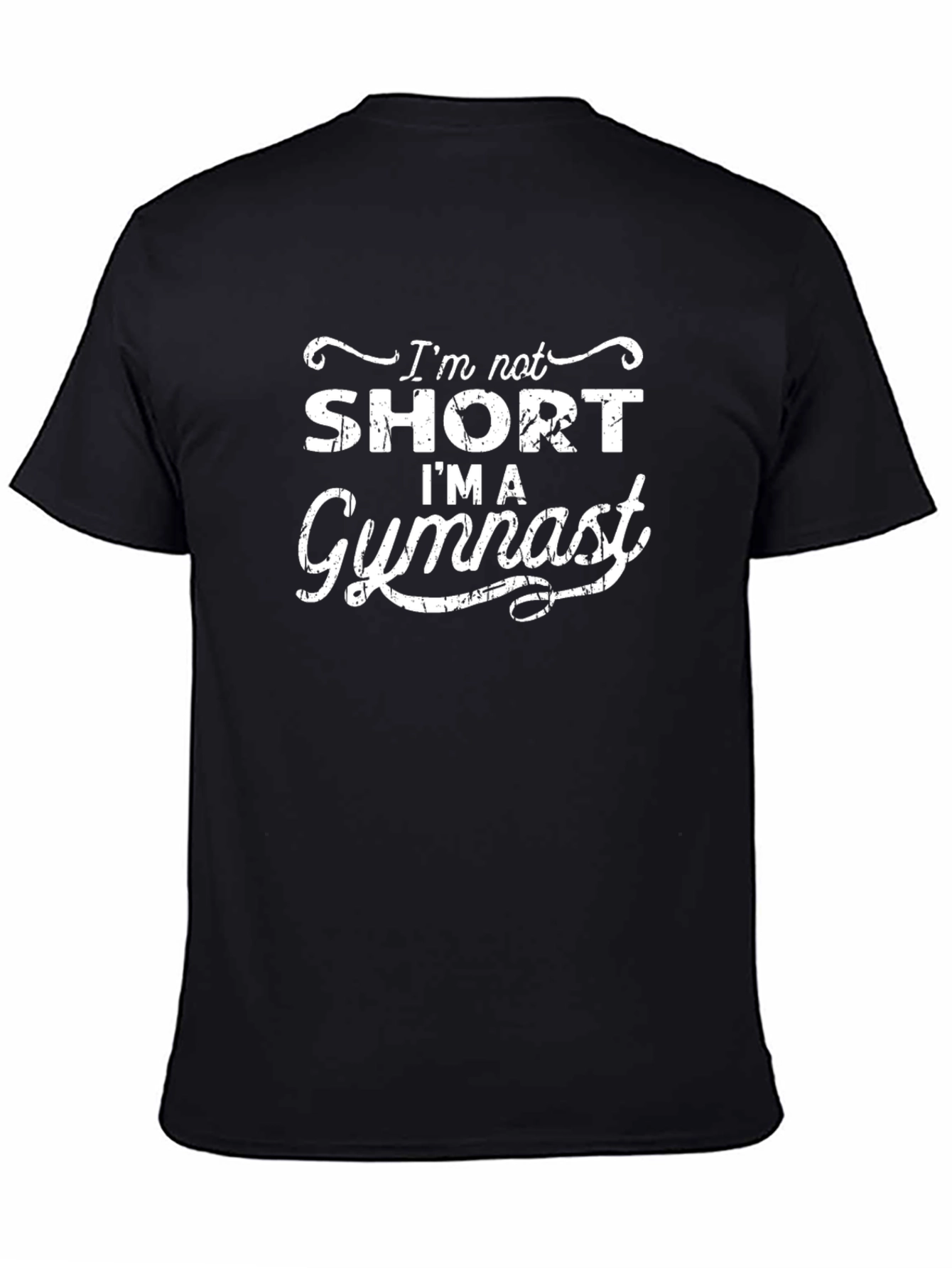 Gymnast Graphic Tee - Im Not Short