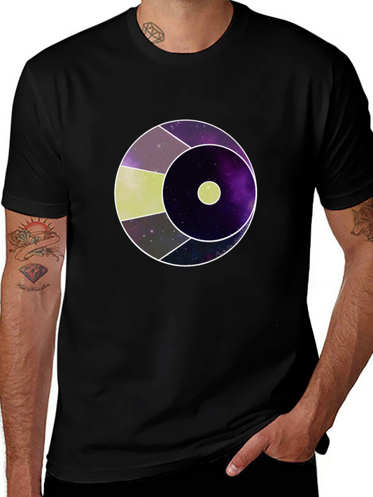 Cosmic Eye Graphic Tee - Modern Galaxy Design