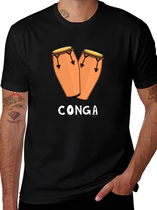 Conga Drum T-Shirt - Music Lover Tee