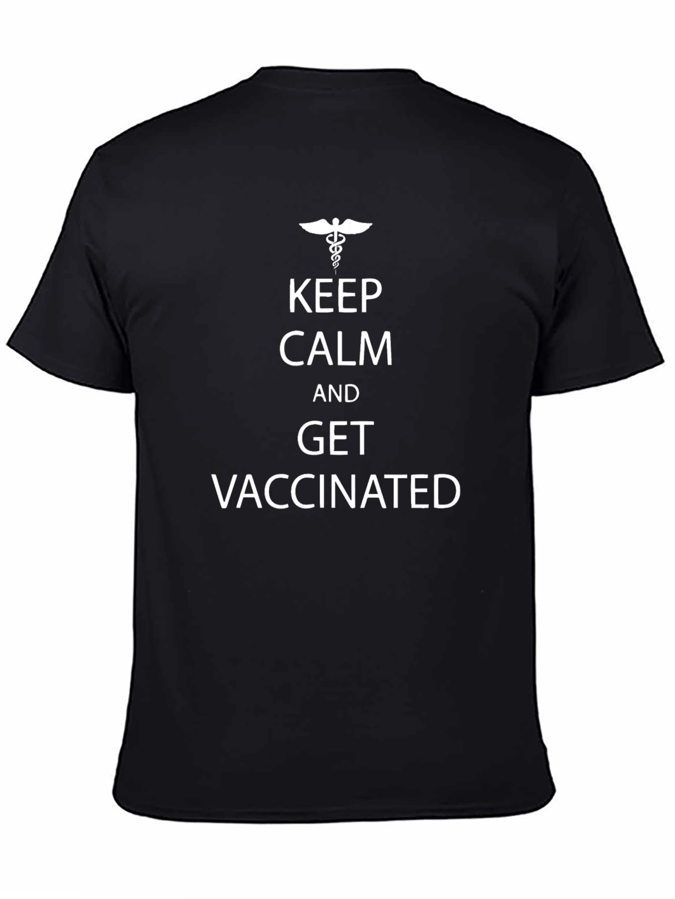 Keep Calm and Get Vaccinated T-Shirt