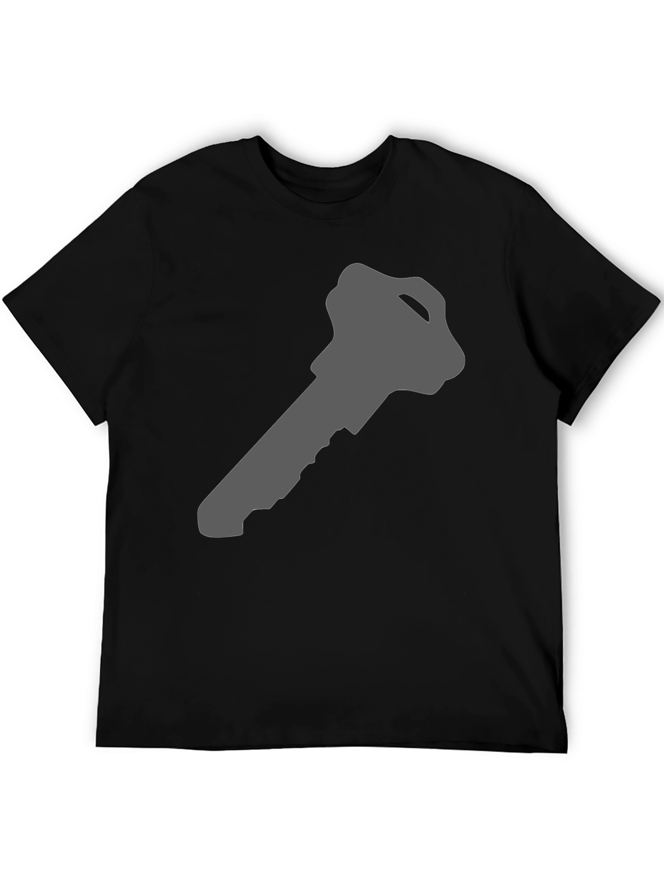Key Graphic Black T-Shirt - Unlock Your Style!
