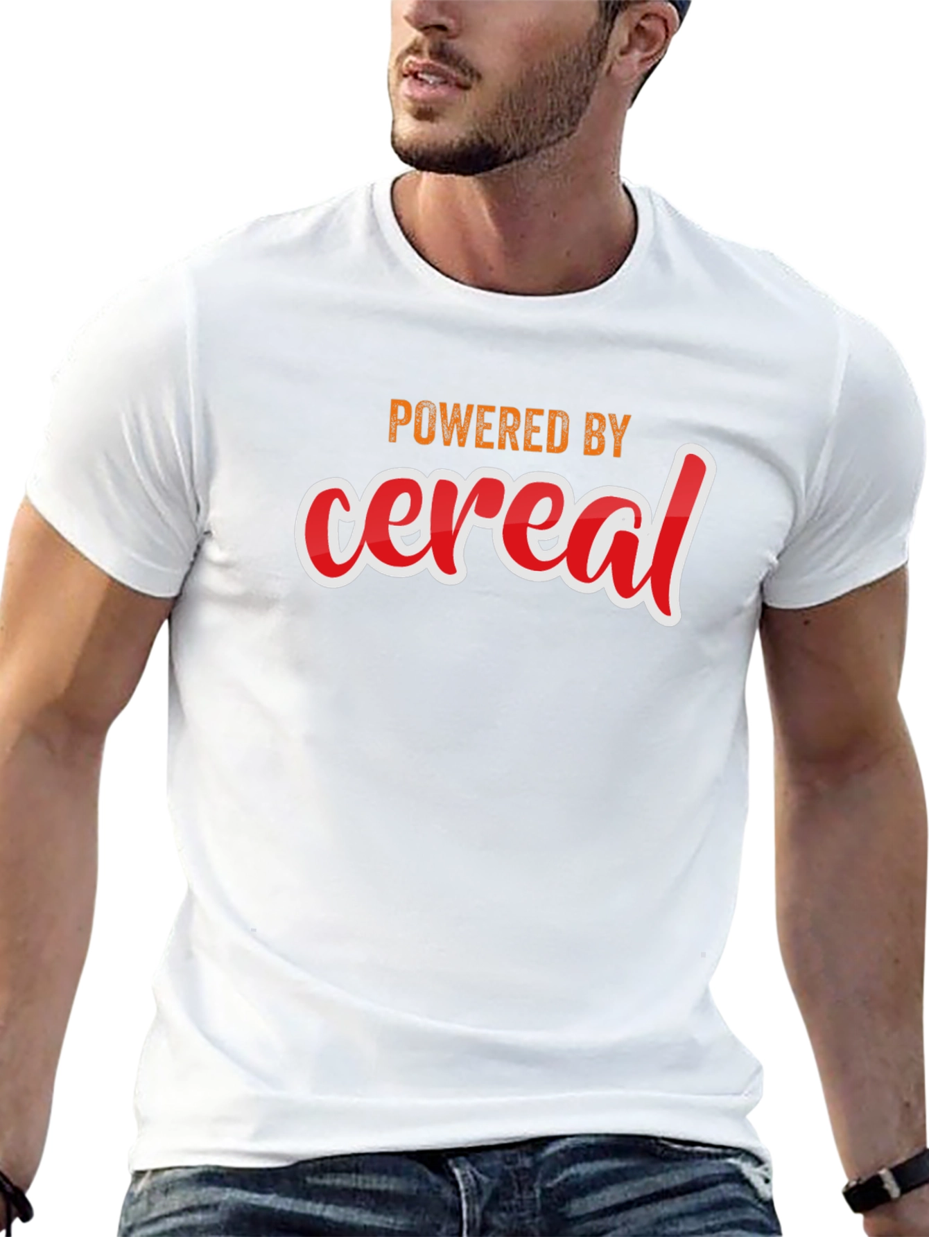 Powered by Cereal Graphic T-Shirt