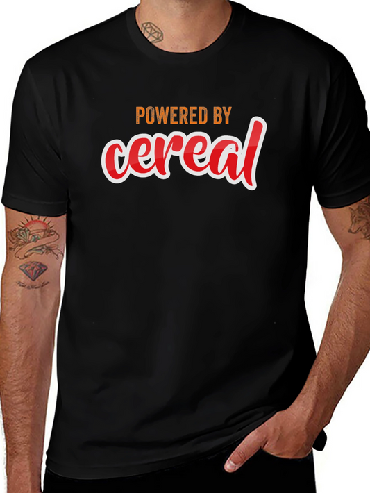 Powered by Cereal Graphic T-Shirt