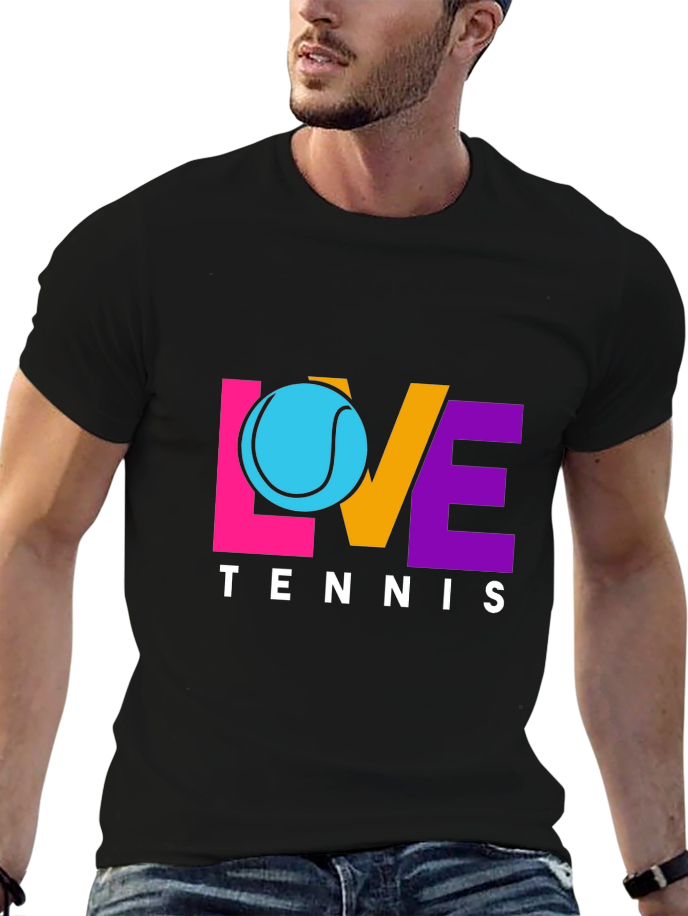 Love Tennis Graphic T-Shirt - Stylish & Comfy