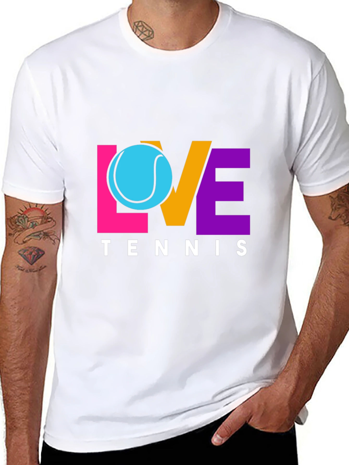 Love Tennis Graphic T-Shirt - Stylish & Comfy
