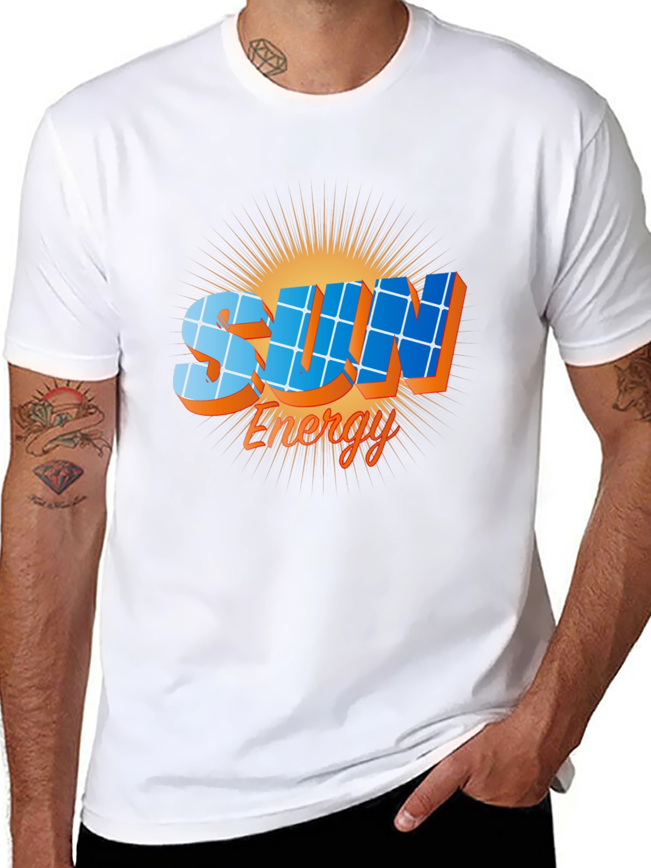 Solar Energy T-Shirt Stylish Eco-Friendly Fashion