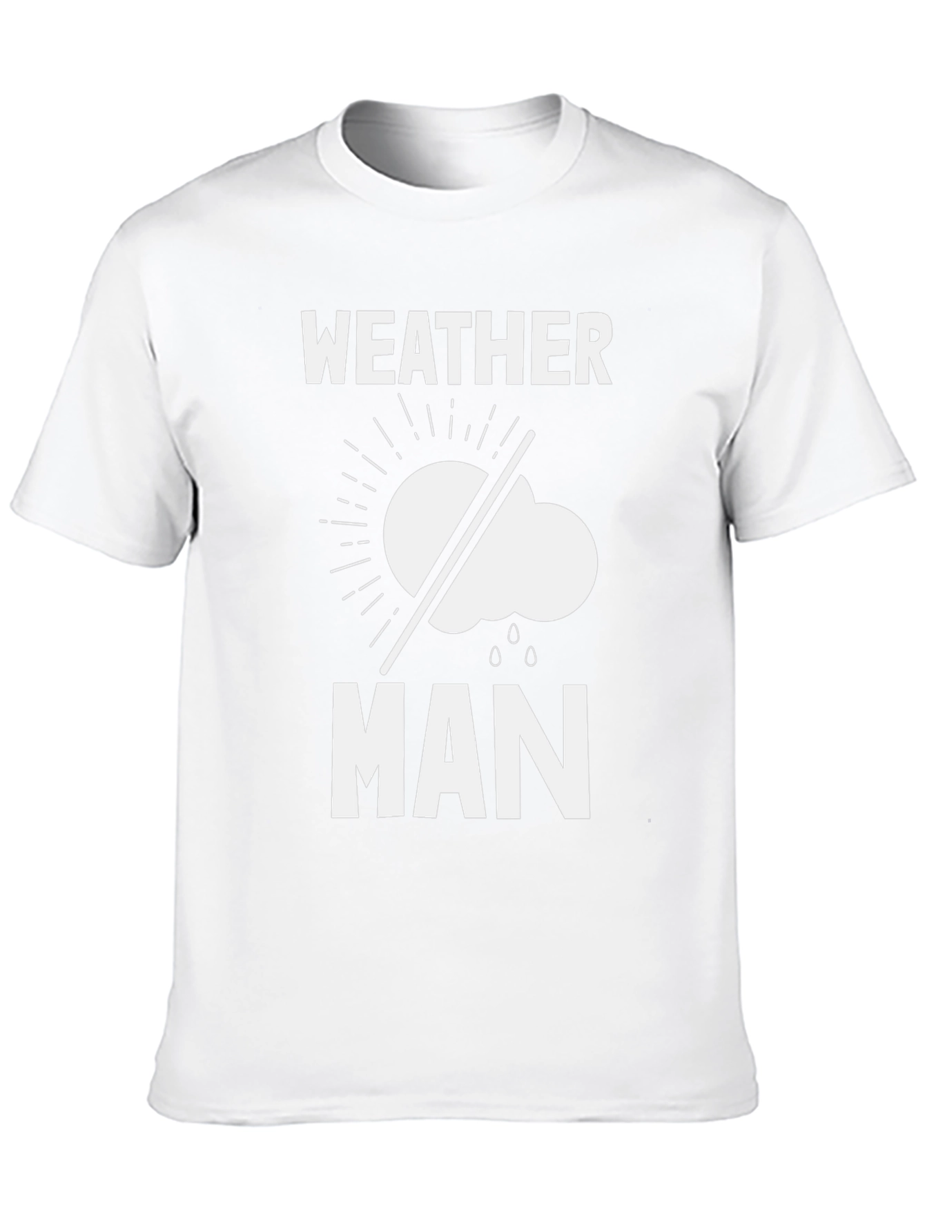 Weather Man Graphic T-Shirt - Black