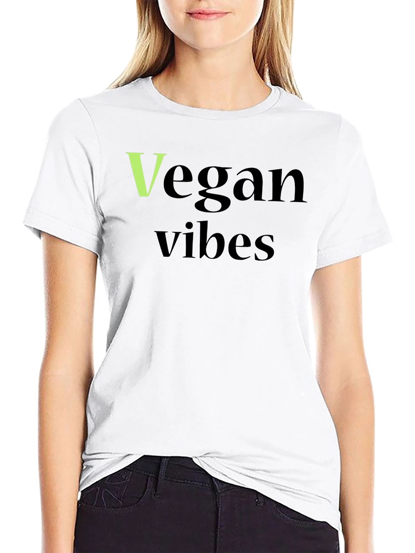 Vegan Vibes Black T-Shirt