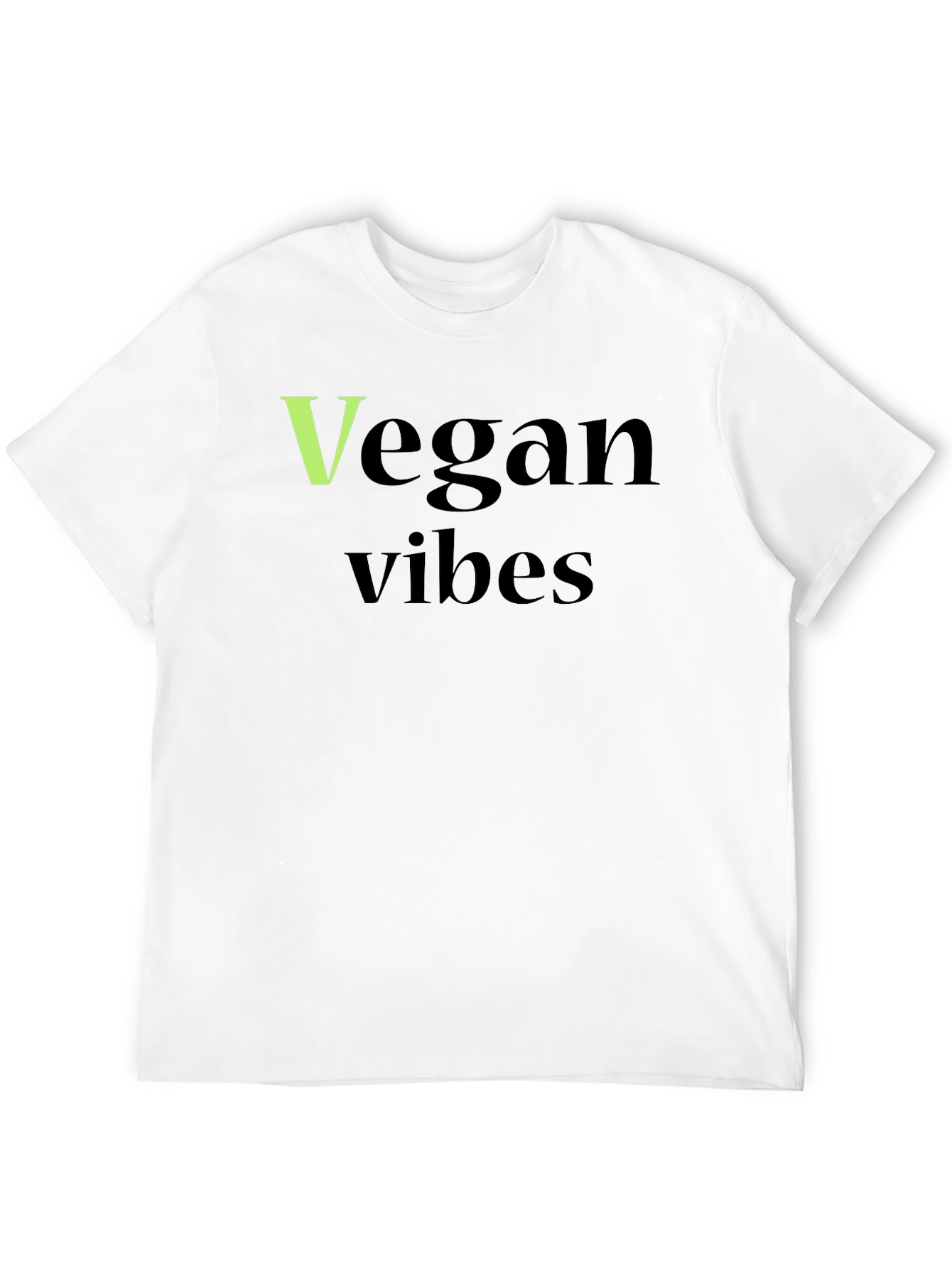 Vegan Vibes Black T-Shirt