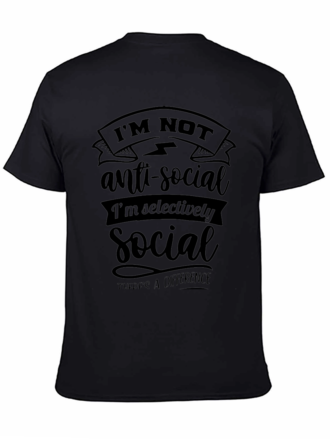 Im Not Anti-Social Graphic Tee