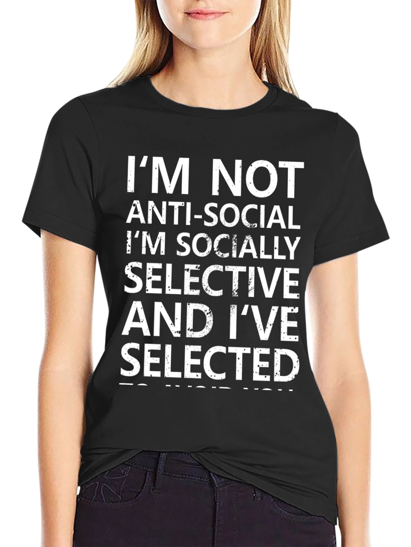 Socially Selective Statement T-Shirt