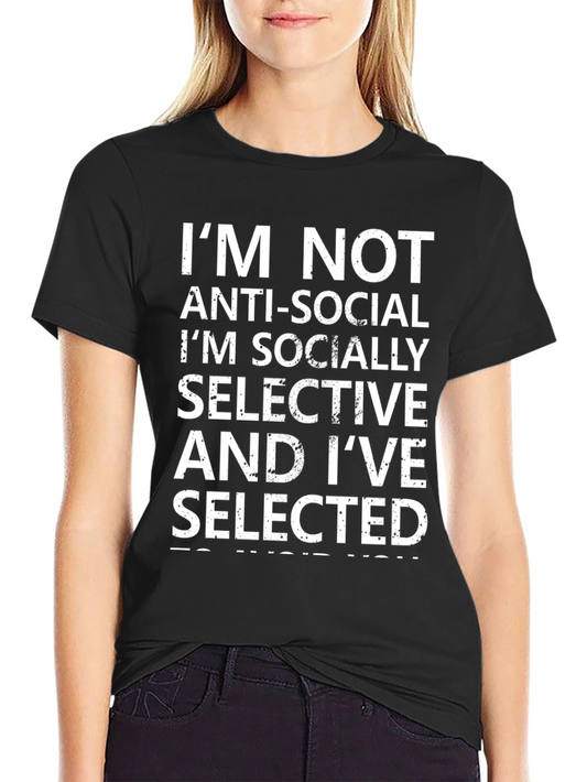 Socially Selective Statement T-Shirt