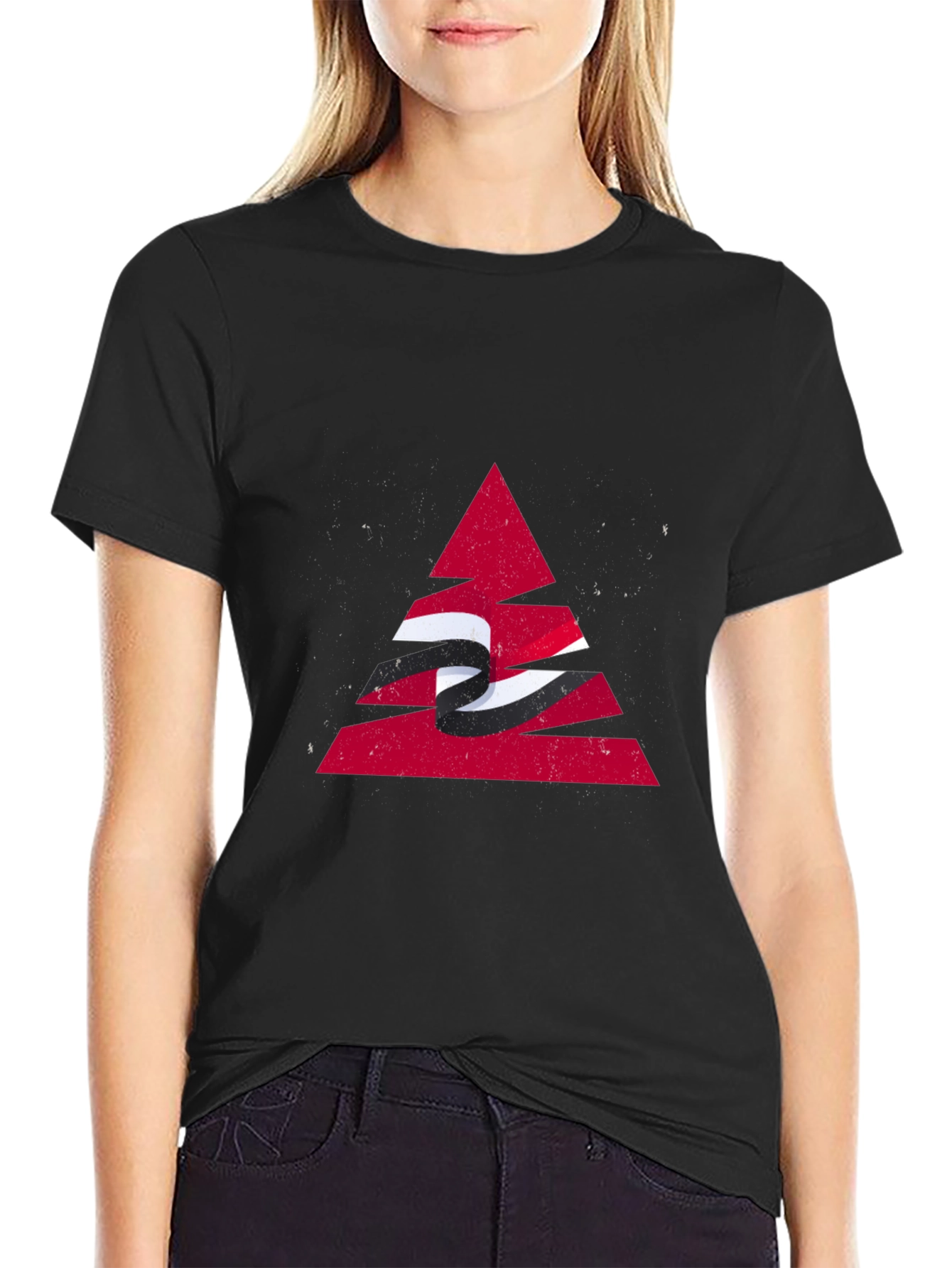 Trinidad & Tobago Flag Triangle T-Shirt