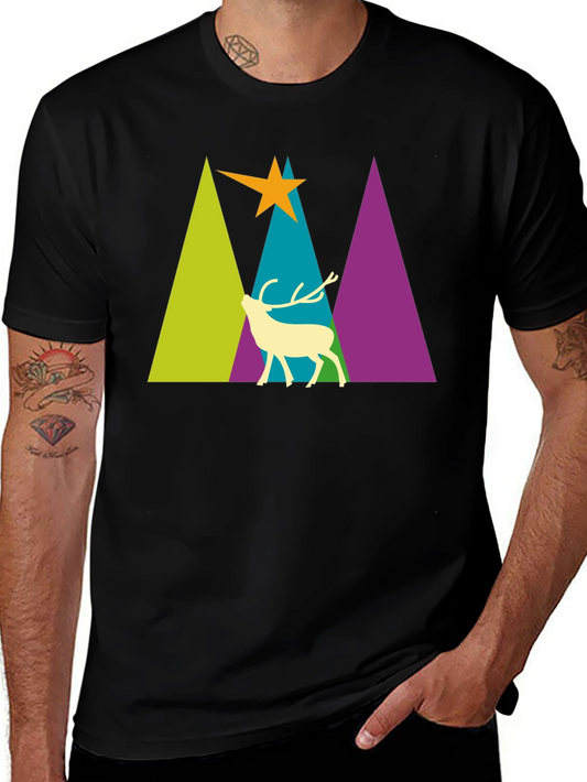Deer & Mountains Graphic Tee