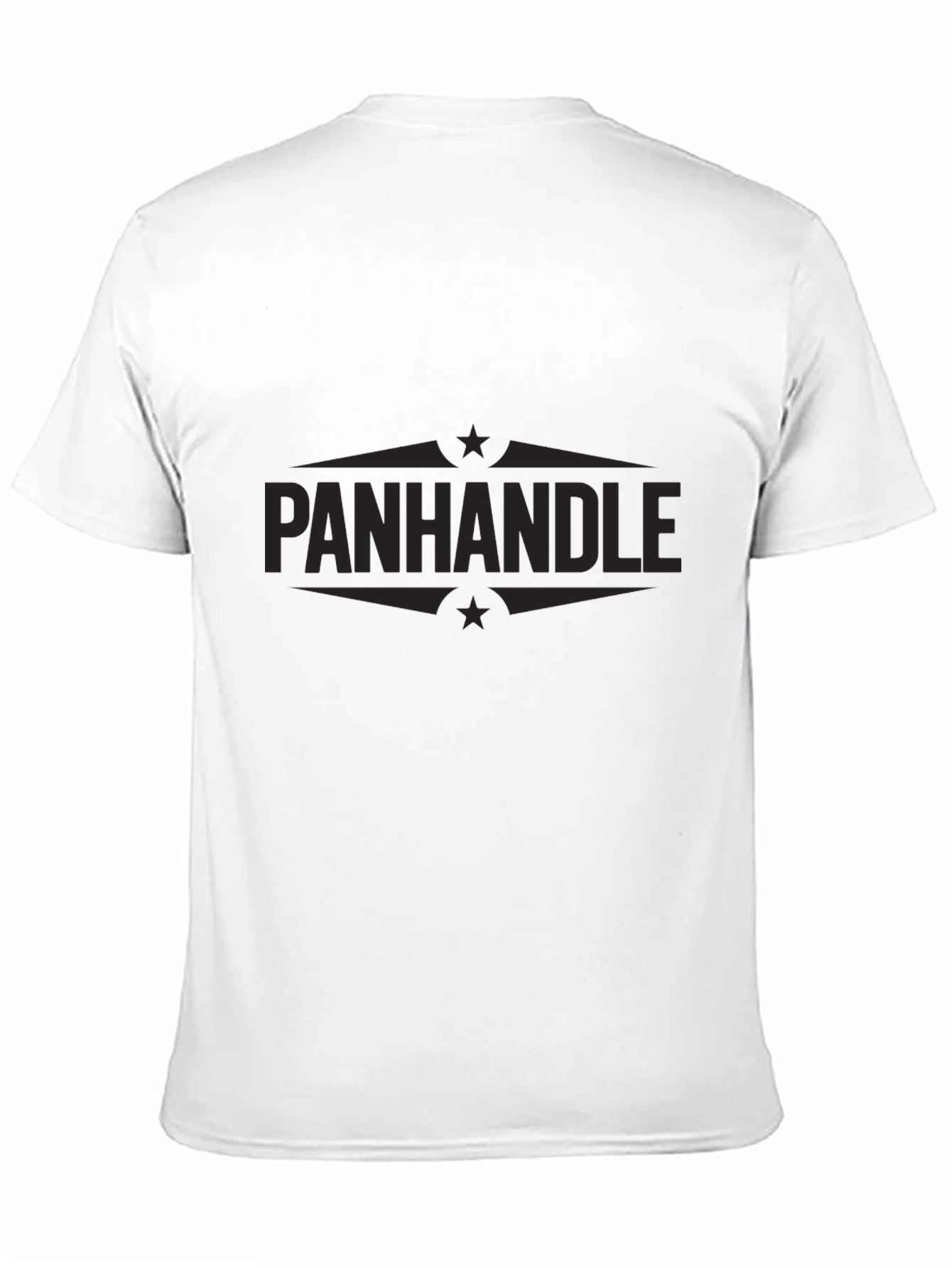 Mens Black Panhandle Graphic T-Shirt