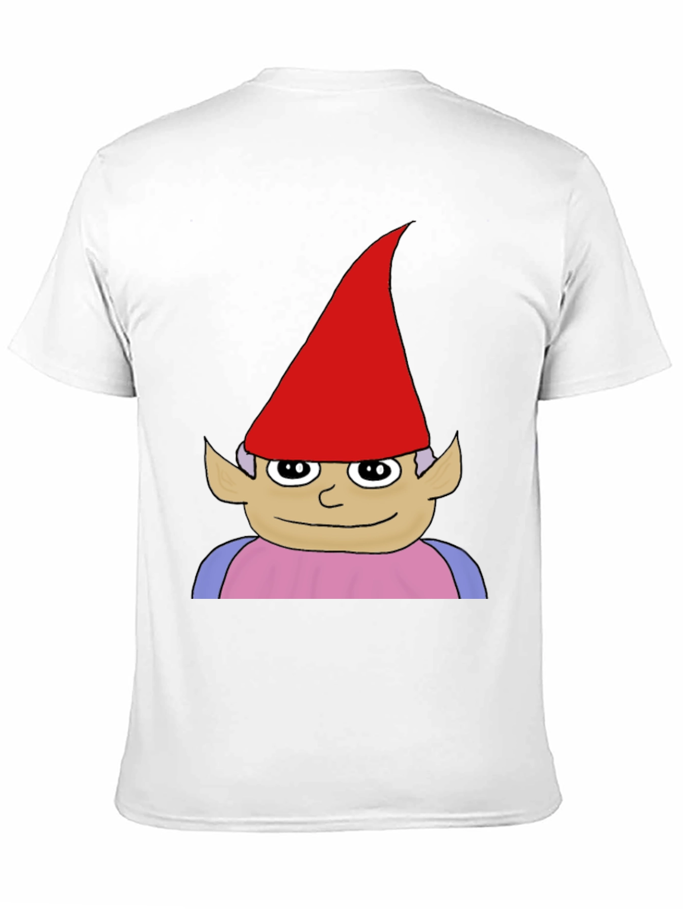 Gnome Graphic Tee - Black Casual Cotton T-Shirt