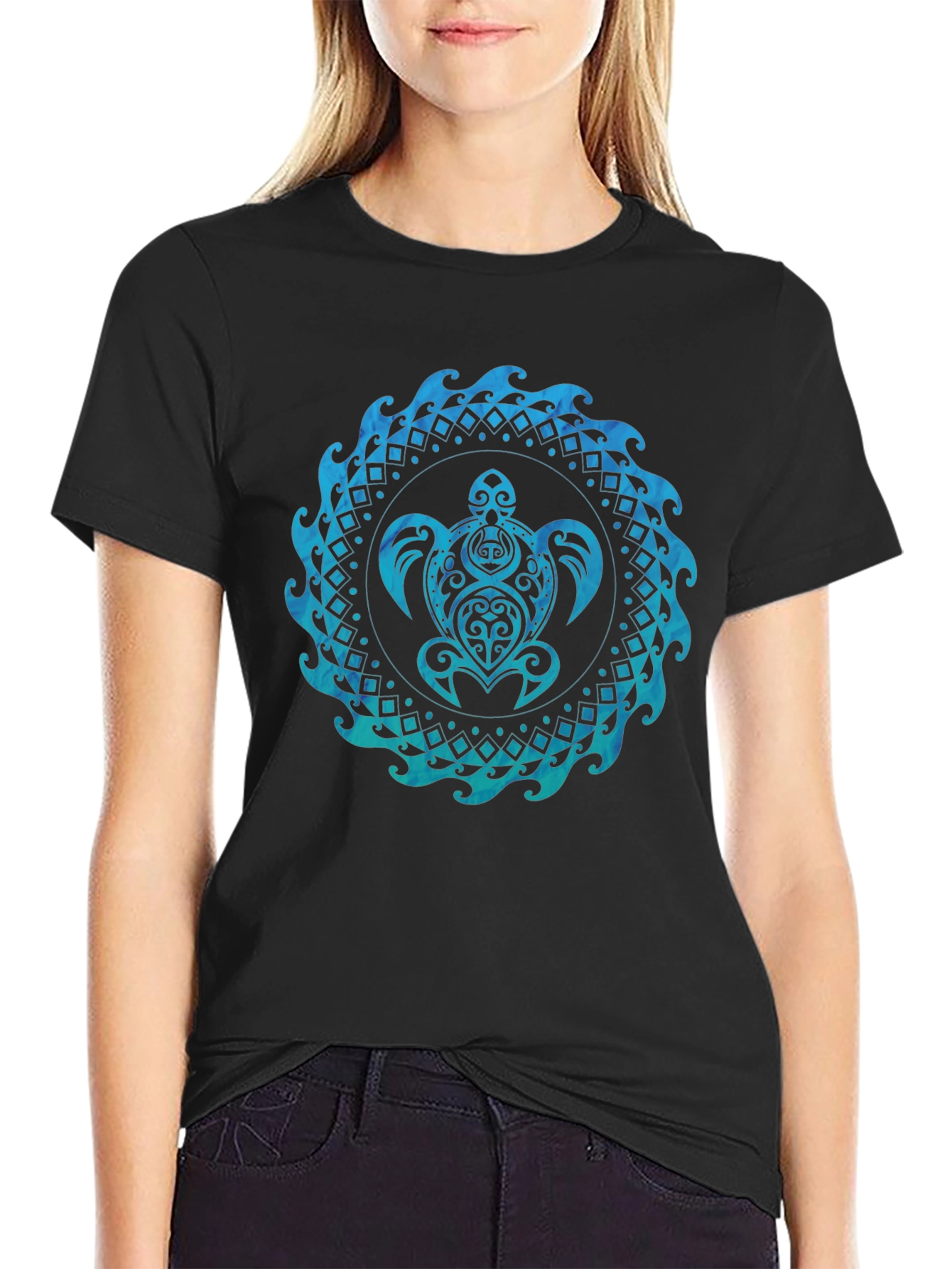 Turtle Mandala Graphic Tee