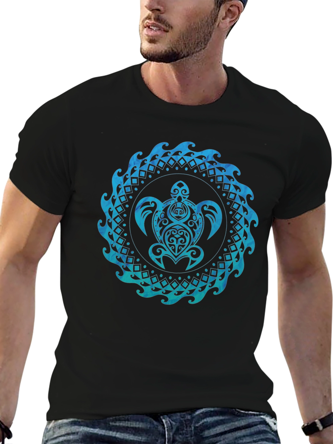 Turtle Mandala Graphic Tee