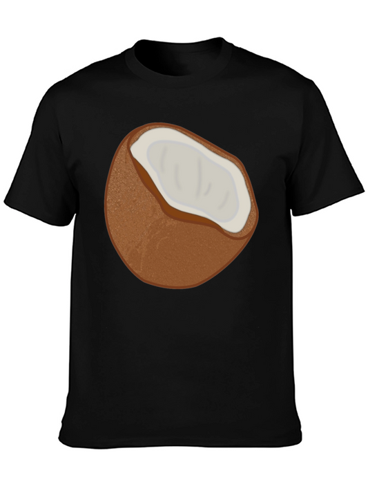 Coconut Graphic T-Shirt - Tropical Summer Style