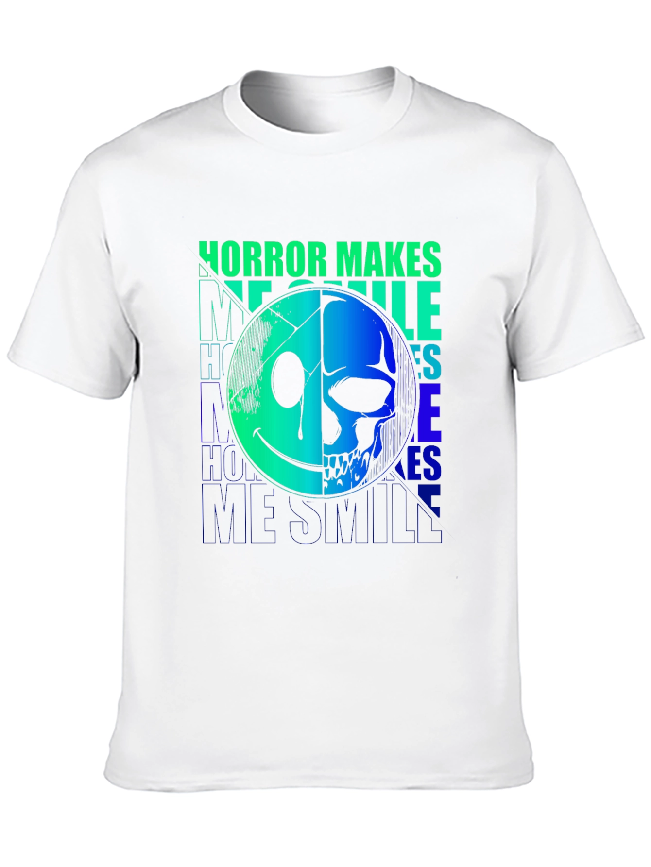 Horror Makes Me Smile Graphic T-Shirt