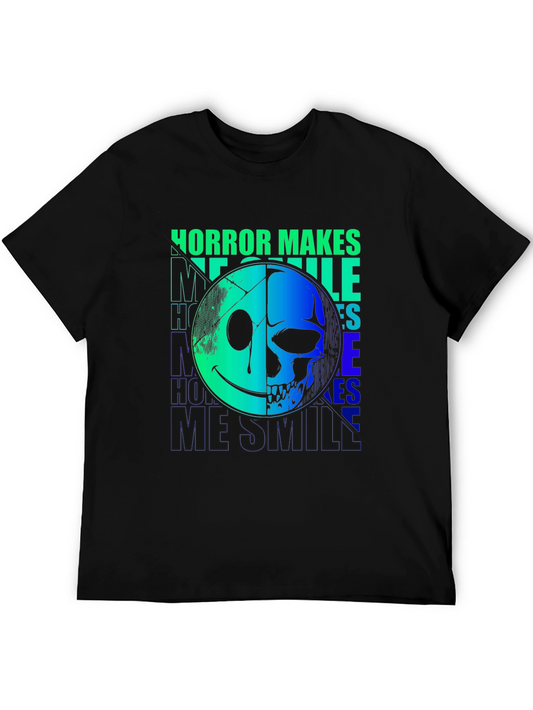 Horror Makes Me Smile Graphic T-Shirt